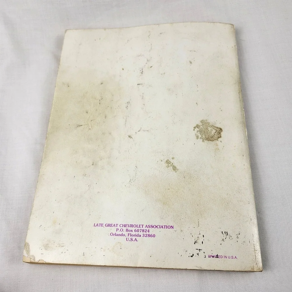 Late Great Chevys 1960 Assembly Manual Vintage Automotive Shop Garage Reprint